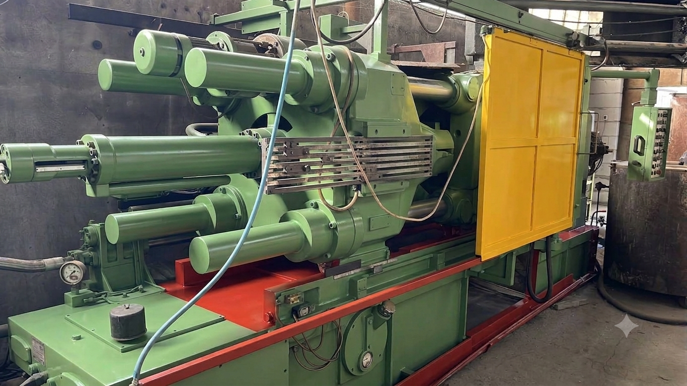 Modern foundry machinery and precision metalworking equipment.
